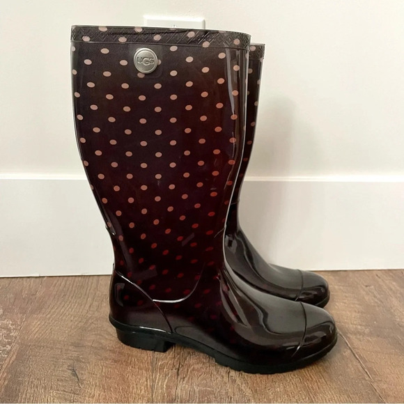 UGG Shayne Shearling  Lined Rain Boot - Picture 2 of 6
